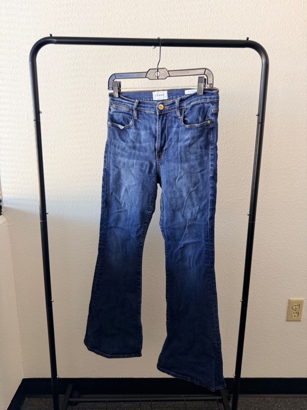 Frame petite Le Pixie High Flare 30 Jeans